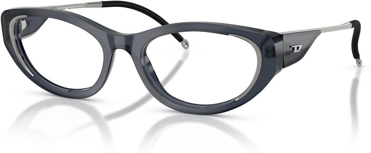 Diesel DL 4004 - Occhiali da vista femminile cat eye - Colore celeste opalino