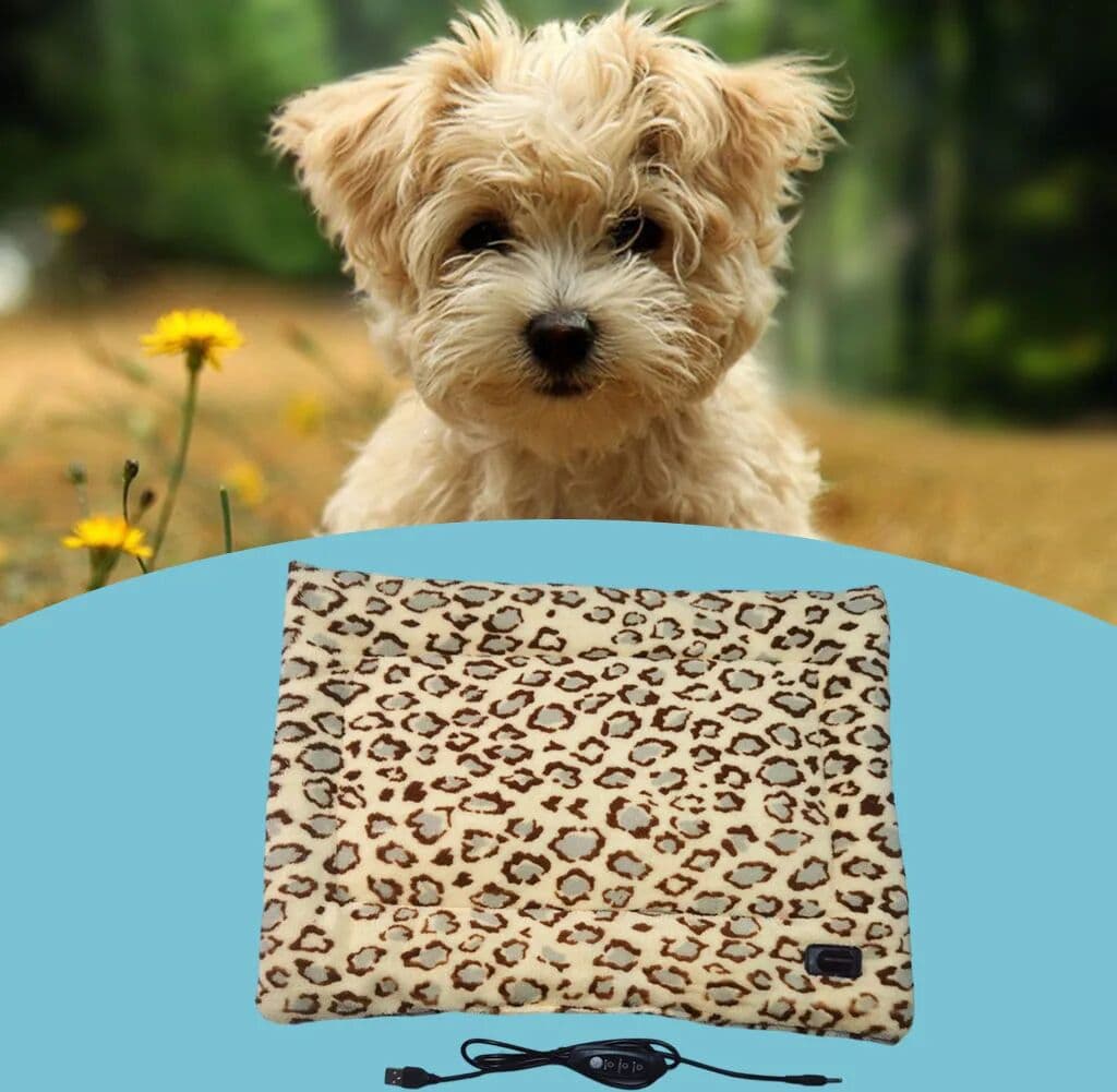 NONE Pet Electric Blanket Washable Winter Warming Pad Cat Dog Heated Nest USB Soft Waterproof Small Pet Mat Bed for Puppy Kitten