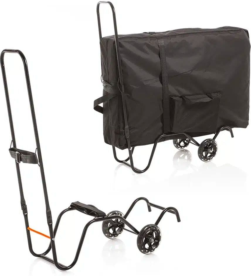 Xanitalia Trolley carrello per trasportare lettino pieghevole