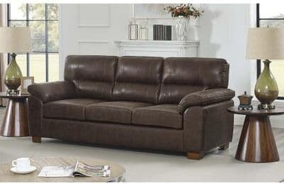 No Vintage Three‑Seat Sofa