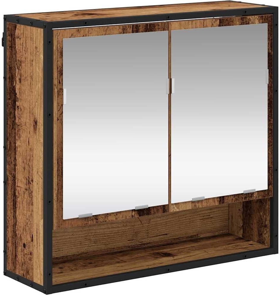 vidaXL Étagère Murale Bois ancien 65 x 20 x 60 cm
