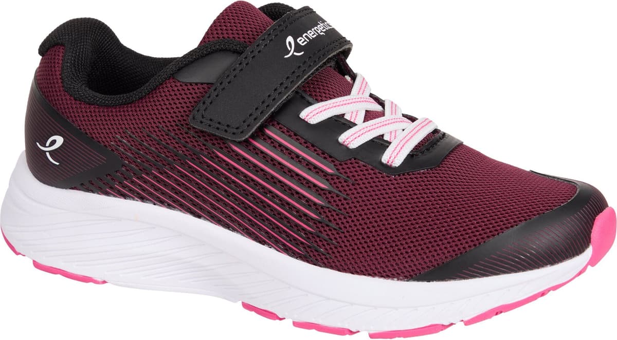 Laufschuh ENERGETICS "Elexir XIII V/L J", Jungen, Gr. 32, schwarz (rot wine, schwarz, pink), Synthetik, Textil, Schuhe Laufschuh rot wine, schwarz, pink 32