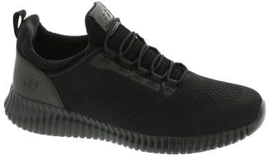 Skechers Work Cessnock-77188 (Men's) in Black, Size 11 W, Fabric/Memory Foam/Textile