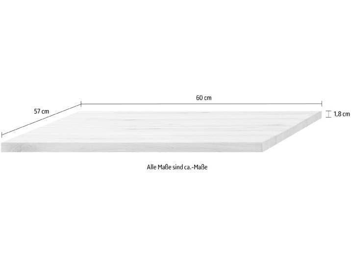 Einlegeboden HOME AFFAIRE Chamara , beige (natur), B:60cm H:1,8cm T:57cm, Massivholz, Einlegeböden, Einlegeboden, in 2 verschiedenen Grössen erhältlich für Schrank Chamara