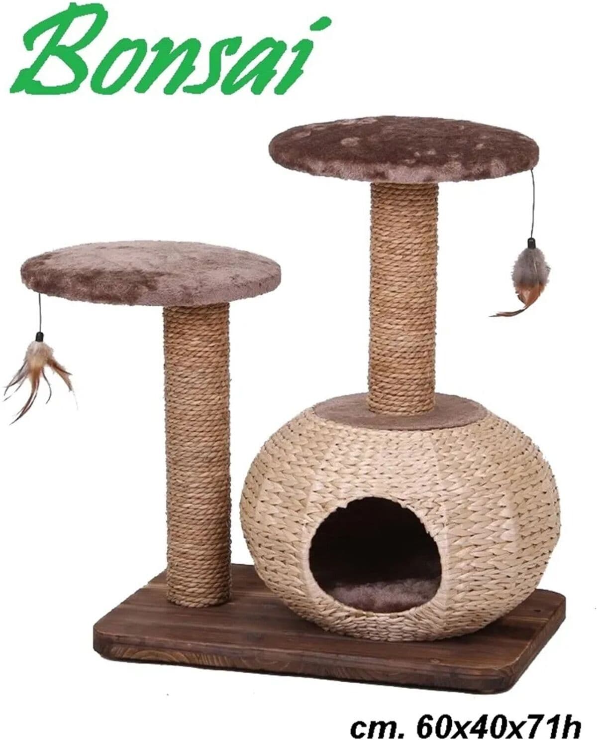 - Tiragraffi gatto Natural Bonsai 60x40x71 cm