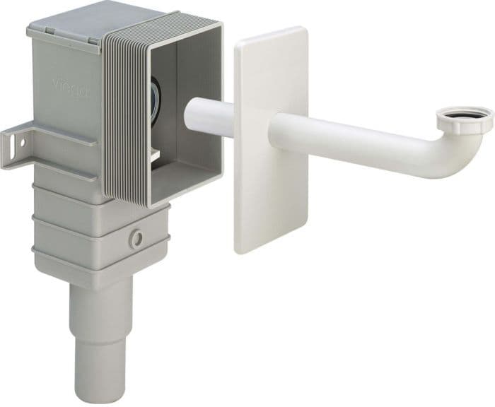Viega Geruchsverschluss 553760 G 1 1/4 x 50/40 mm, Unterputz, Kunststoff weiß