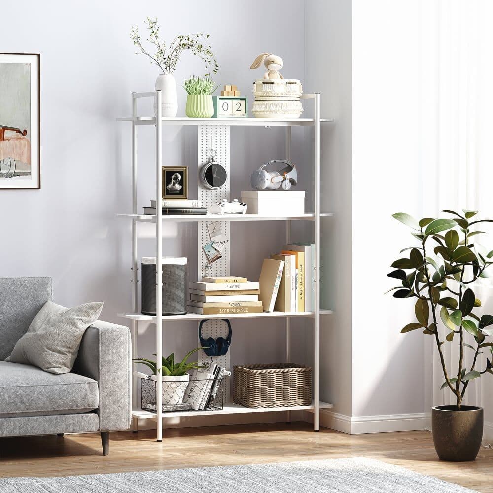Homcom Estantería 100x35x160.5 cm blanco