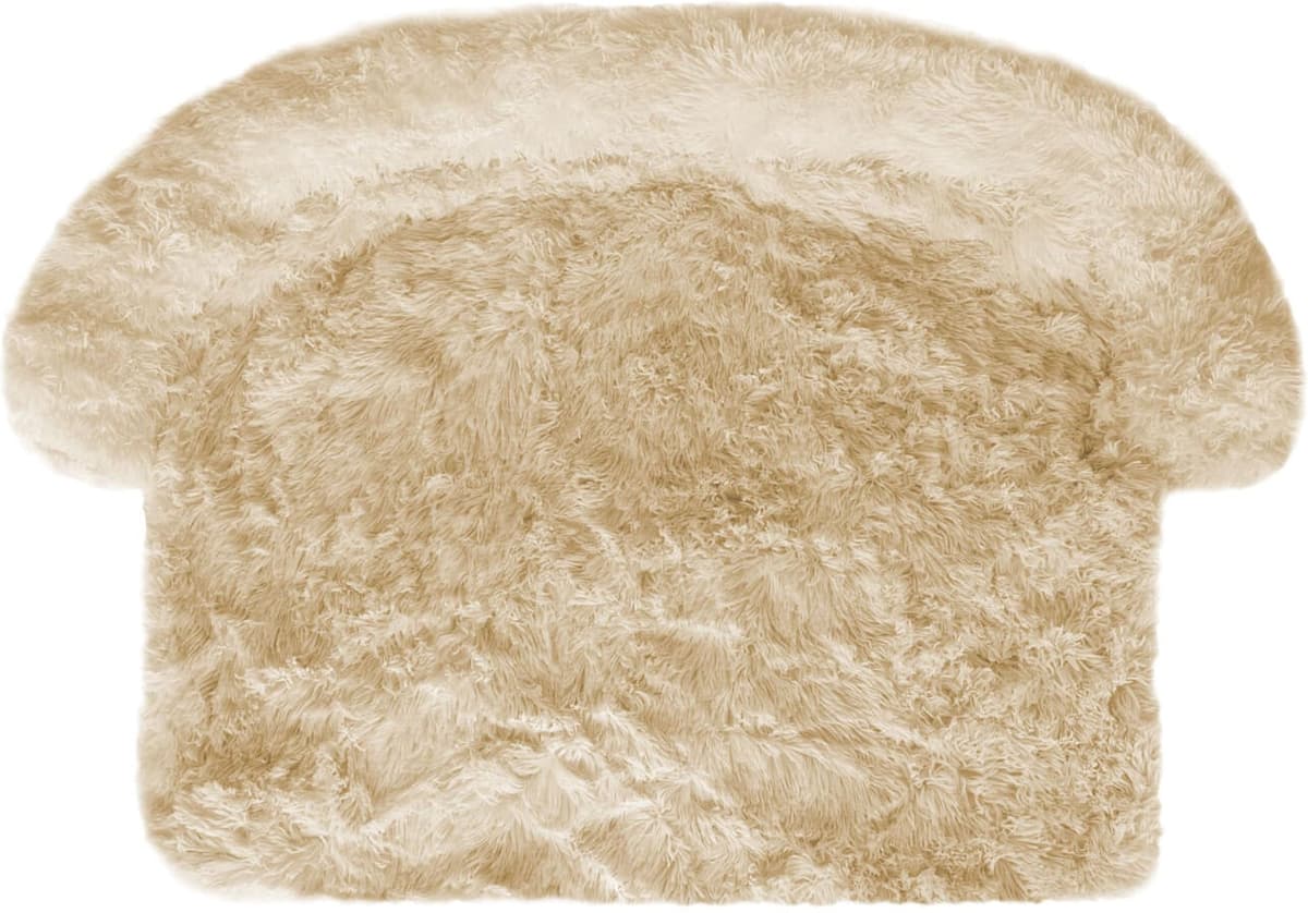 Cuccia da Divano per Cani e Gatti in Poliestere Beige Record 102X89X13CM