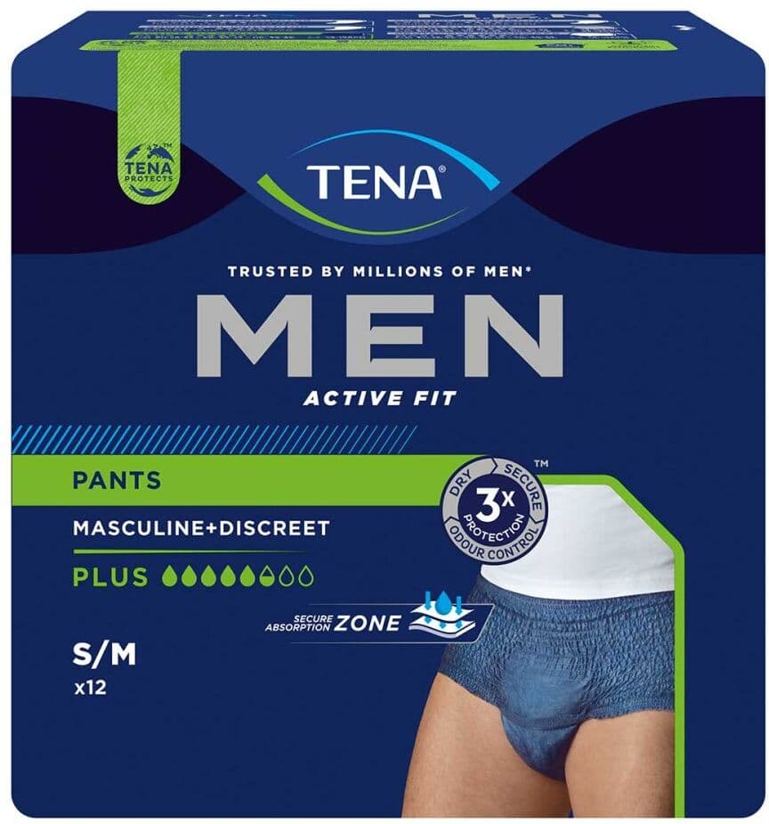Tena Men Act.fit Inkontinenz Pants Plus S/m Blau