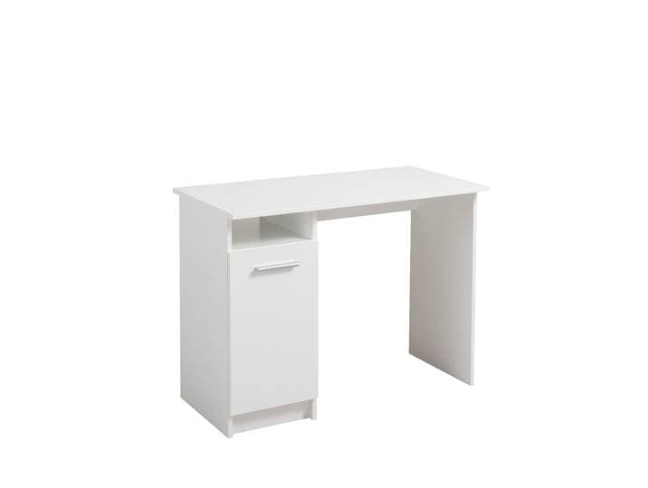 Schreibtisch HOME AFFAIRE Rey , weiß (opaque weiß), B:100cm H:74,5cm T:50cm, Tische, Schreibtisch, zeitlos schlicht, gut geeignet für das Home office