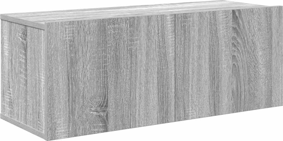 vidaXL Ensemble de meubles TV 3 pcs Sonoma gris Bois d'ingénierie
