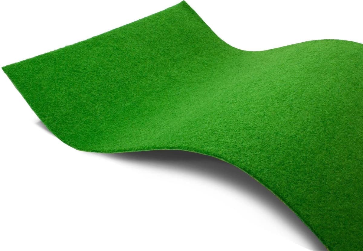 Kunstrasen "GARDEN B1, Gesamthöhe 5 mm, Made in Belgium", grün (hellgrün), B:200cm L:2.200cm, Polypropylen (PP), PRIMAFLOR-IDEEN IN TEXTIL, Teppiche, Kunstrasen, Rasenteppich, strapazierfähig, witterungsbeständig & wasserfest
