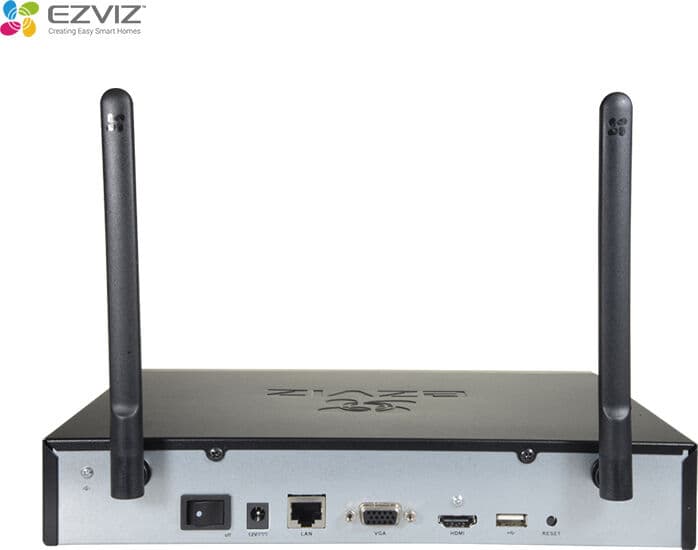 Ezviz Cs-X5s-4w Registratore Nvr Wi-Fi 4 Canali H.265 Hdmi Vga Supporto Hdd Fino A 8tb