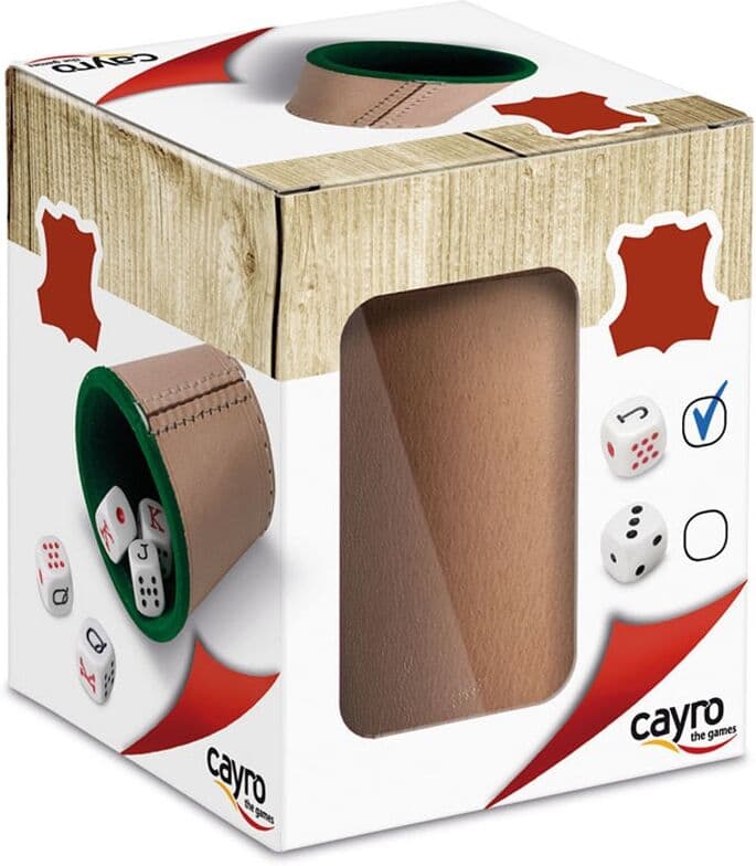 Cayro Cubilete Póker Piel.