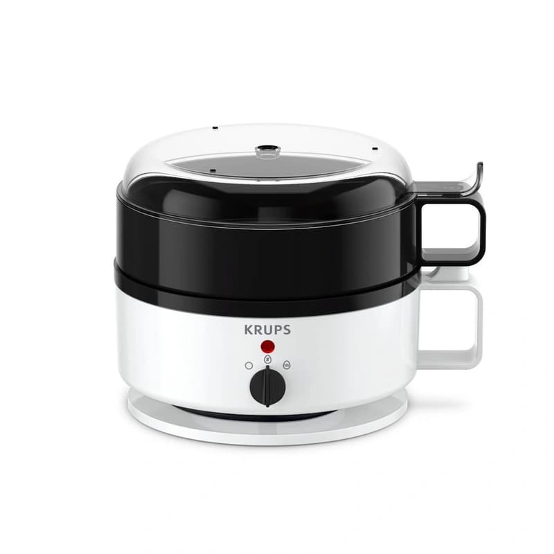 Krups Ovomat Super Βραστήρας Αυγών 7 Θέσεων Λευκός EG230115