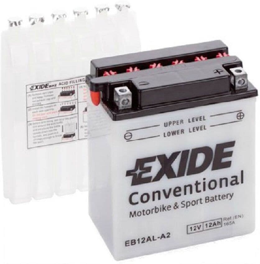 Bateria para mota Exide eb12al-a2 12ah 165a 12v