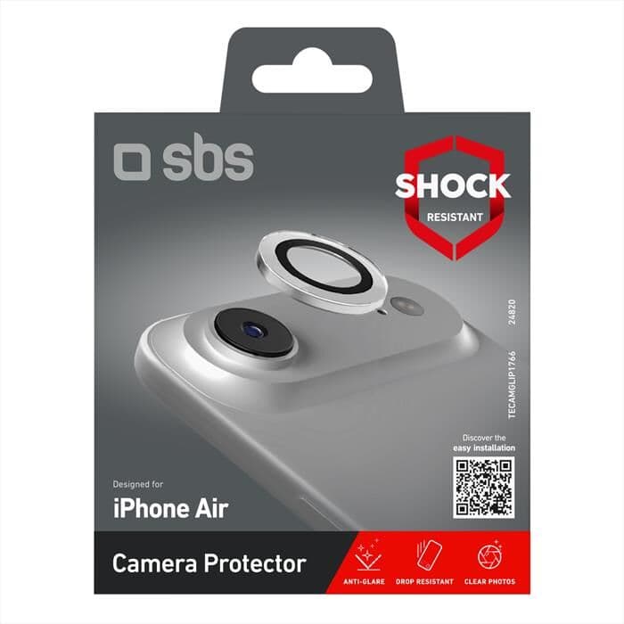 SBS Screen Protector Guard Glass Per iPhone Air-trasparente