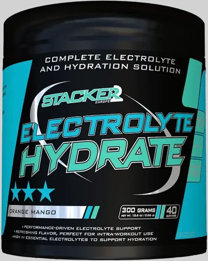 Stacker2Europe   Electrolyte Hydrate   300g - Orange Mango