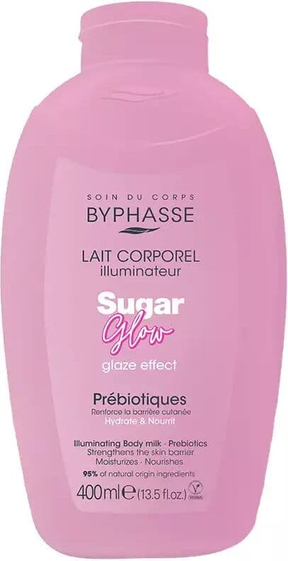 Byphasse Sugar Glow Aufhellende Körpermilch mit Präbiotika 400 ml