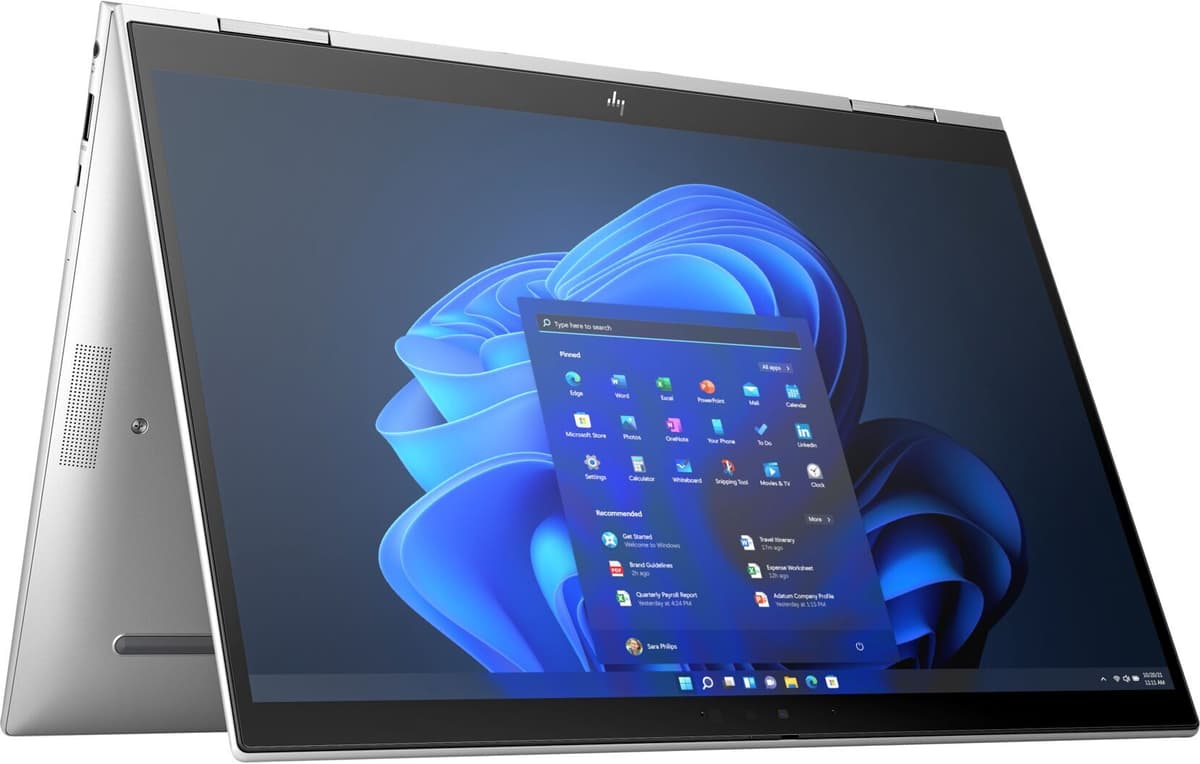 HP EliteBook x360 830 G9   i5-1245U   13.3"   8 GB   256 GB SSD   Bakgrundsbelyst tangentbord   Win 11 Pro   DE