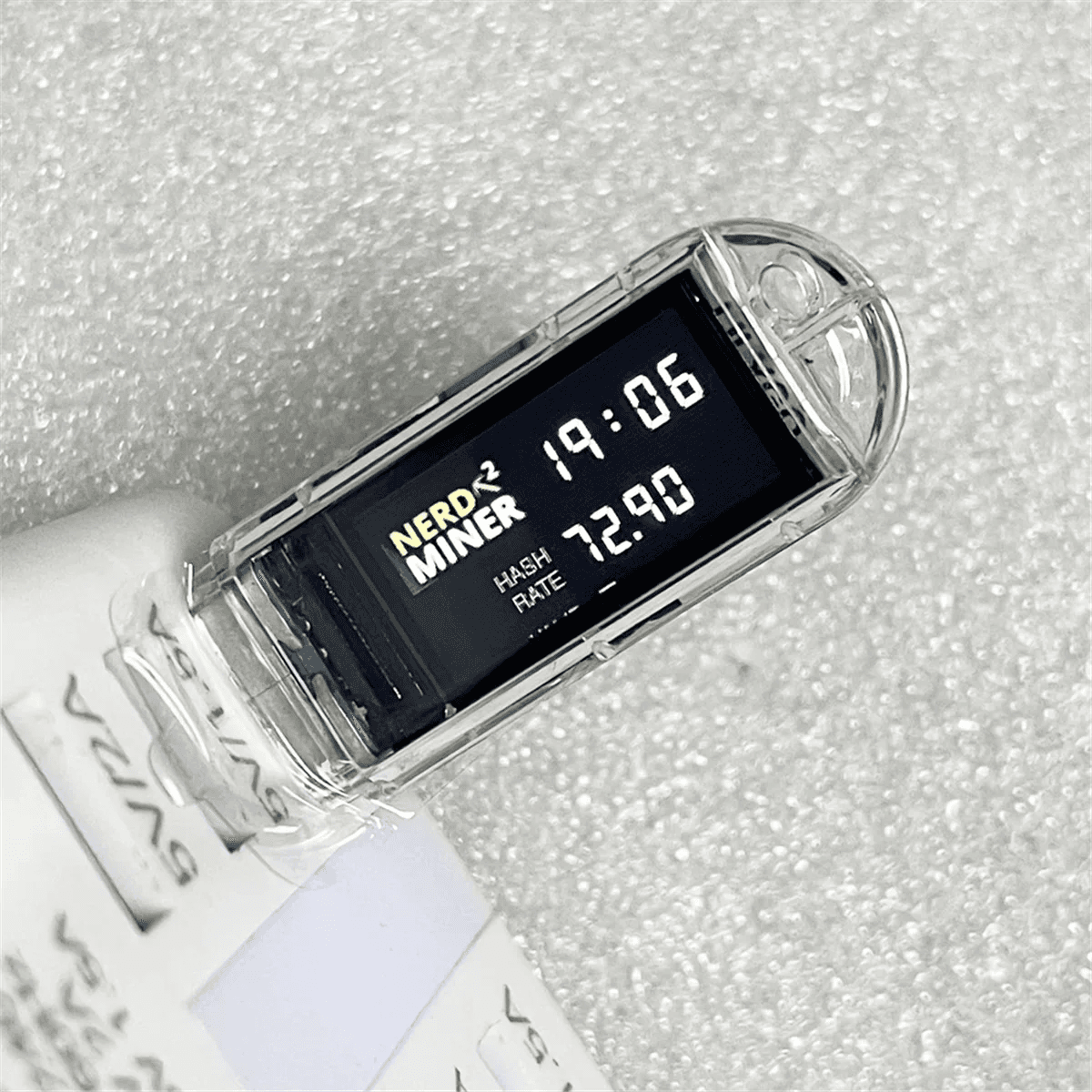 NONE B43C Mini USB Mining Machine NerdMiner V2 74KH/S USB BTC Crypto Miner Solo Lottery Miner BTC Solo Miner with Display