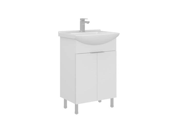 Meuble Vasque \ purus 55\ - 55 X 50 X 83 Cm - White