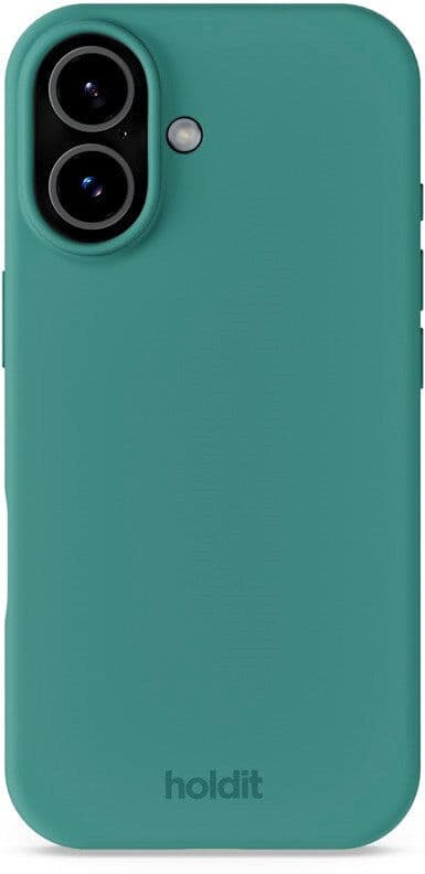 Holdit iPhone 17 Soft Touch Silikone Mobil Cover - Moss Green
