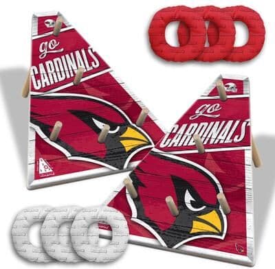 Skip's Garage Arizona Cardinals NFL Ring Bag Toss Game