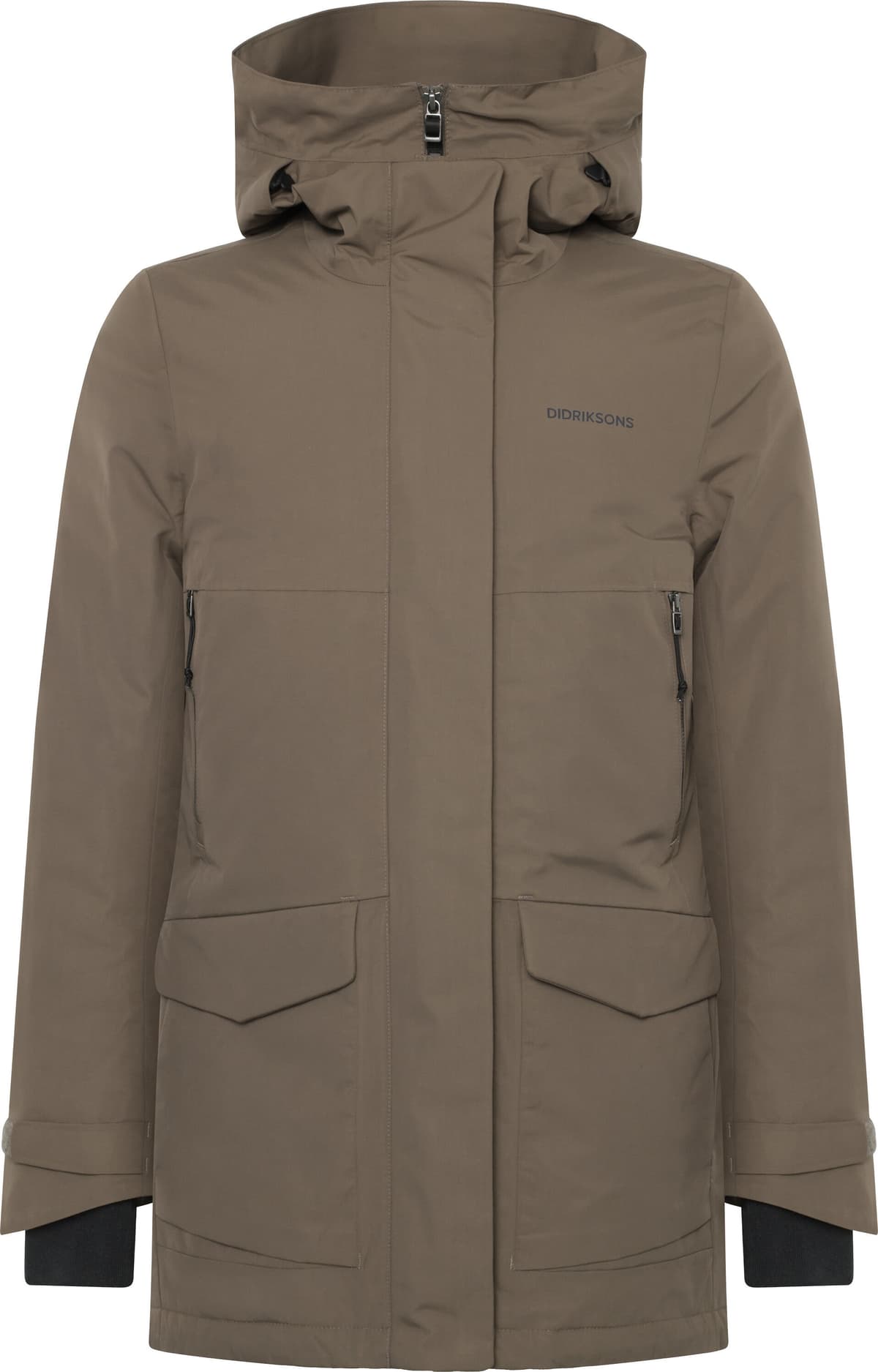 Didriksons Women's Frida Parka 7 Mocha Brown 48