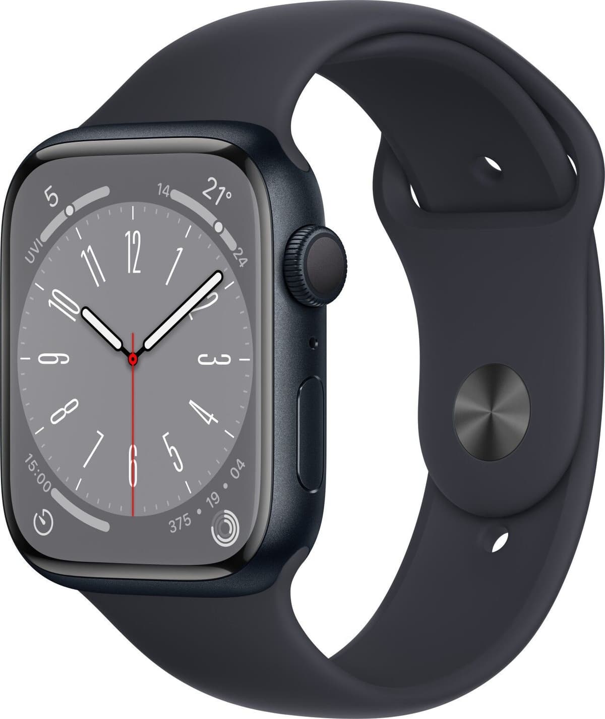 Apple Watch Series 8 Aluminium 45 mm (2022)   GPS + Cellular   Północ   Pasek sportowy Północ M/L - Refurbished