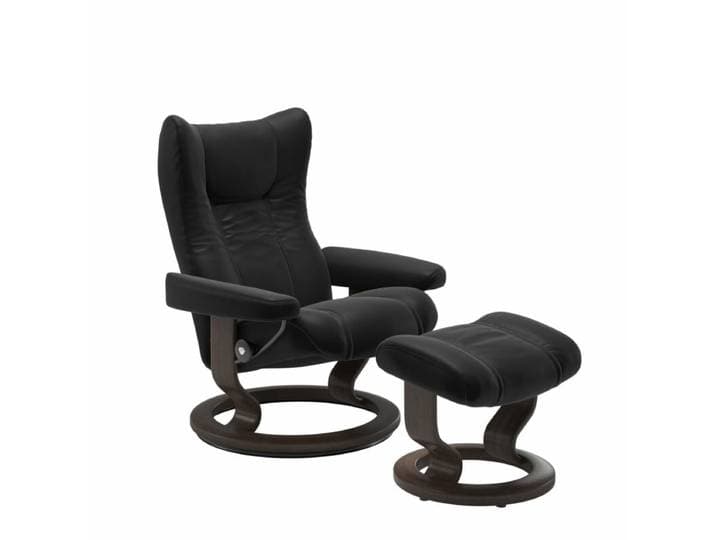 Stressless Wing Sessel Classic wahlweise mit Hocker - Leder Palo