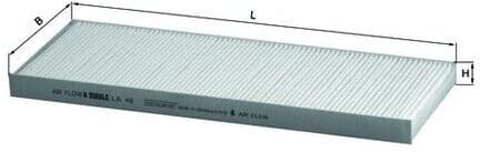Mahle Filter, Innenraumluft La 49 Für Chevrolet Gm Opel Saturn Gmc