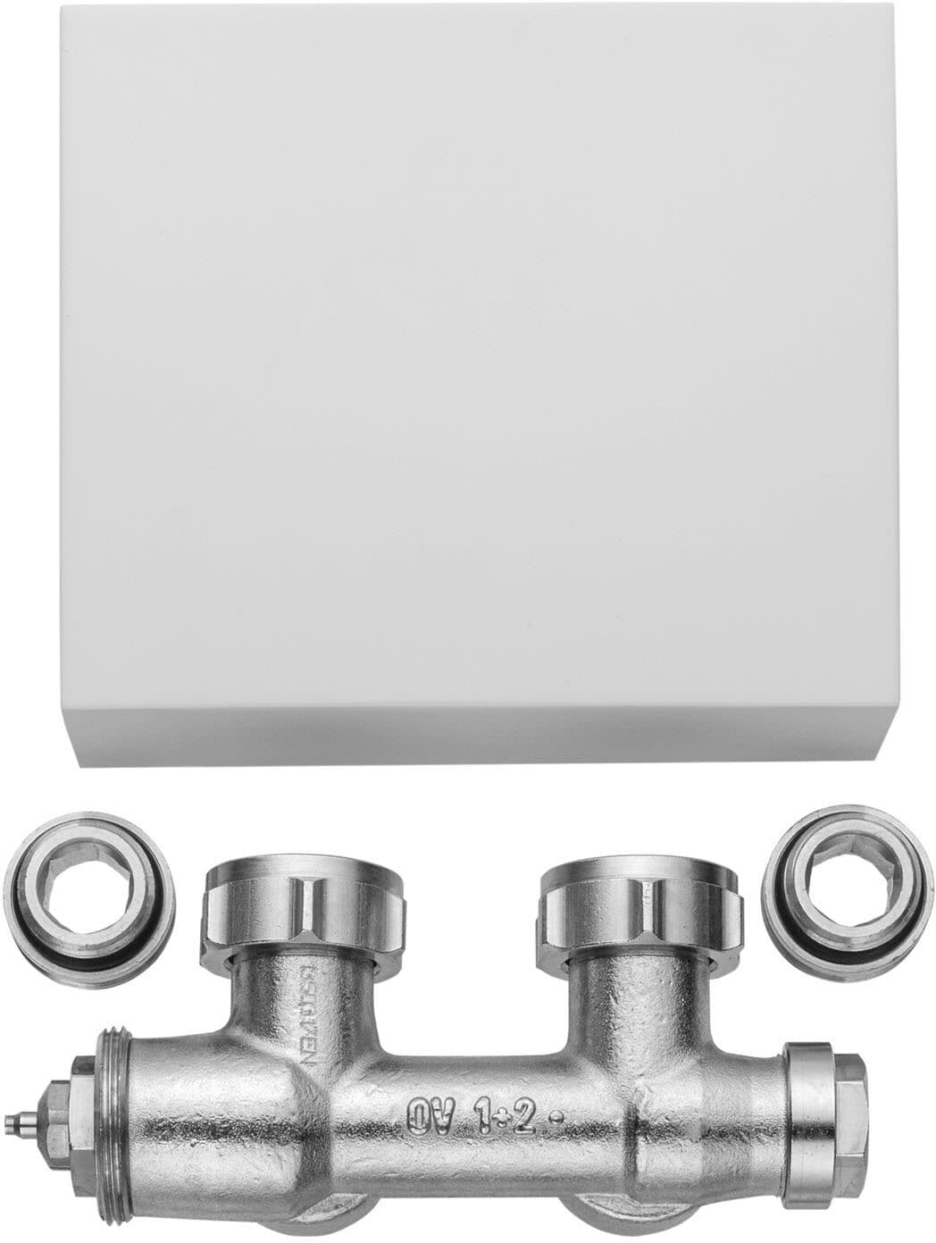 Kermi Ventilhahnblock-Set Eckform für Geneo quadris Heizkörper