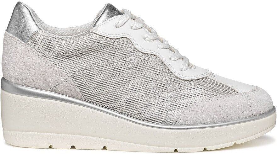 GEOX Baskets compensées en cuir Ilde