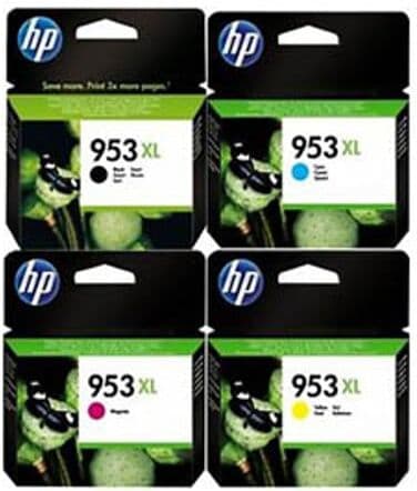HP 953XL (b/c/m/y) Pack cartuchos de tinta XL