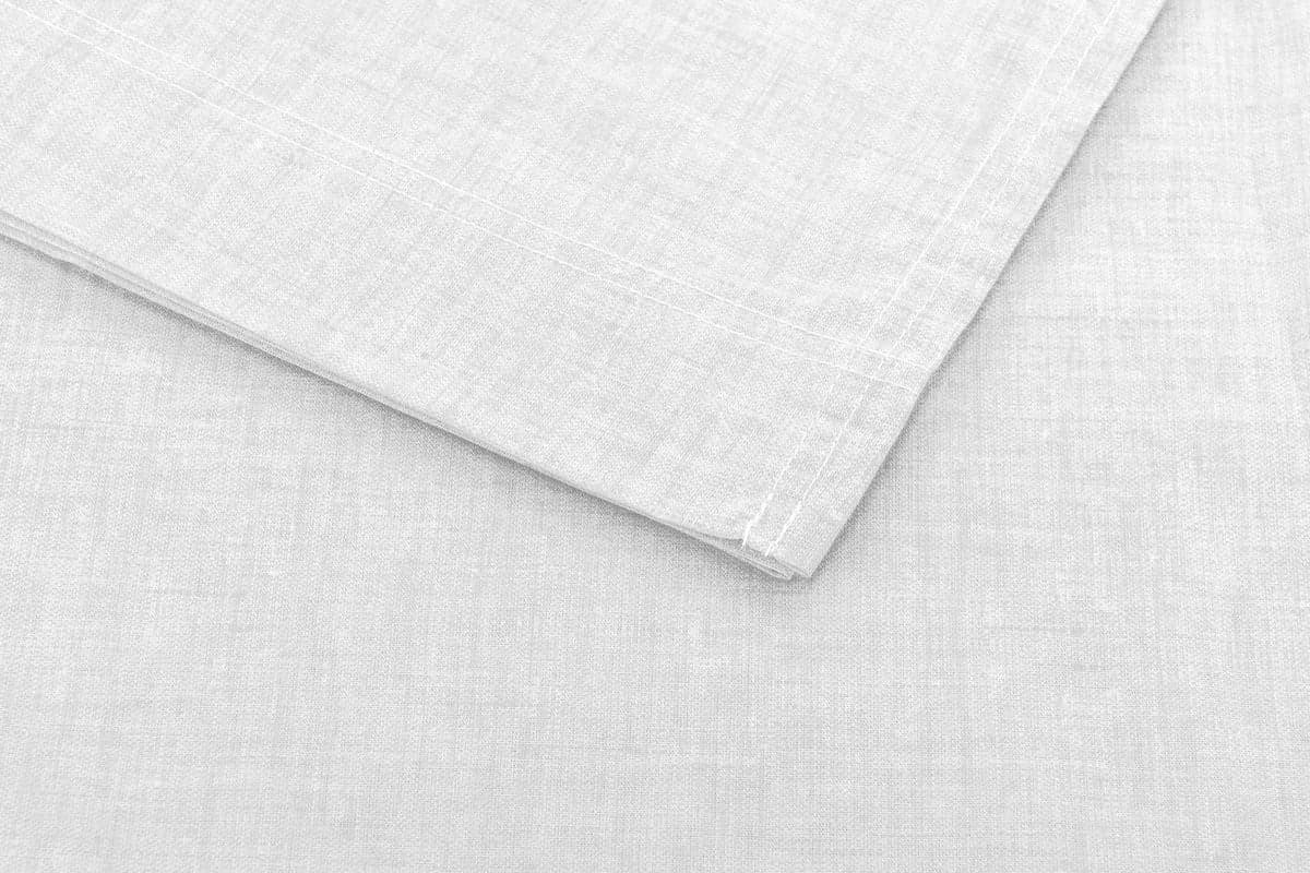 Zo Home Lino Laken Katoen Linnen Look - Dove Grey - 160 x 290 cm
