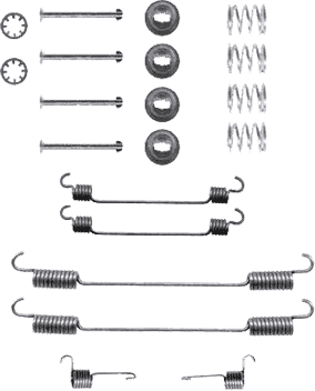 ATE 03.0137-9121.2 Set accesorii, sabot de frana