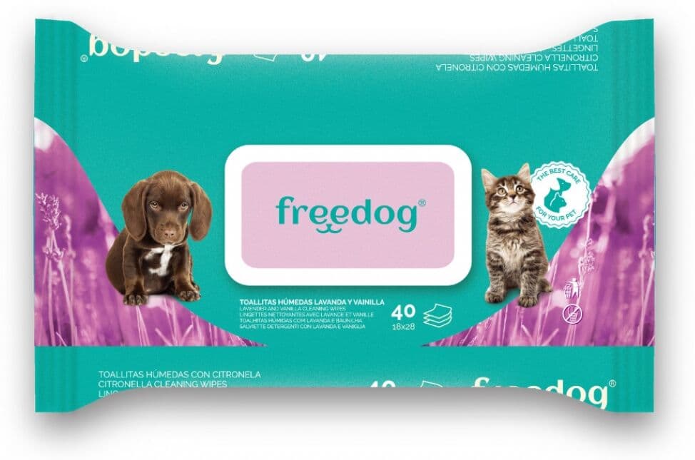 Freedog Toallitas – Lavanda y Vainilla
