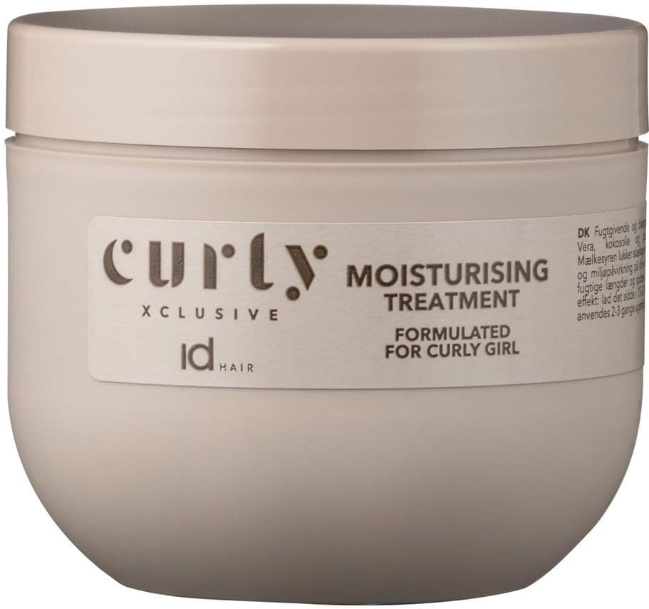 IdHAIR Curly Xclusive Moisture Treatment - 200 Ml.  Curly Xclusive Hårkur Hårpleie