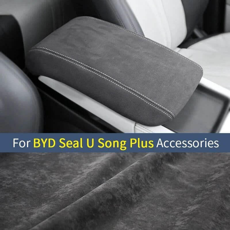 NONE For BYD Seal U Accesorios Leather Protective Cover Car Center Console Armrest Box byd song Plus Champion Edition 2022-2025