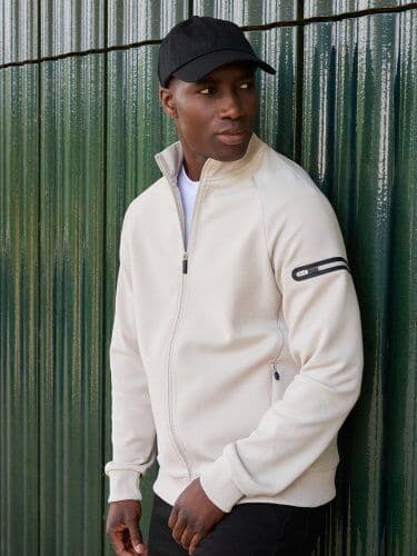 Men‘s Zip Jacket Interlock Personalizzate o neutre James & Nicholson