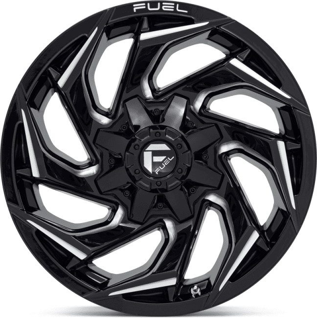 Fuel Off-Road Jantă de Aluminiu, FUEL D753 REACTION, 18x9.0, ET 1, 6x135 / 6x139.7, 106.1, Negru