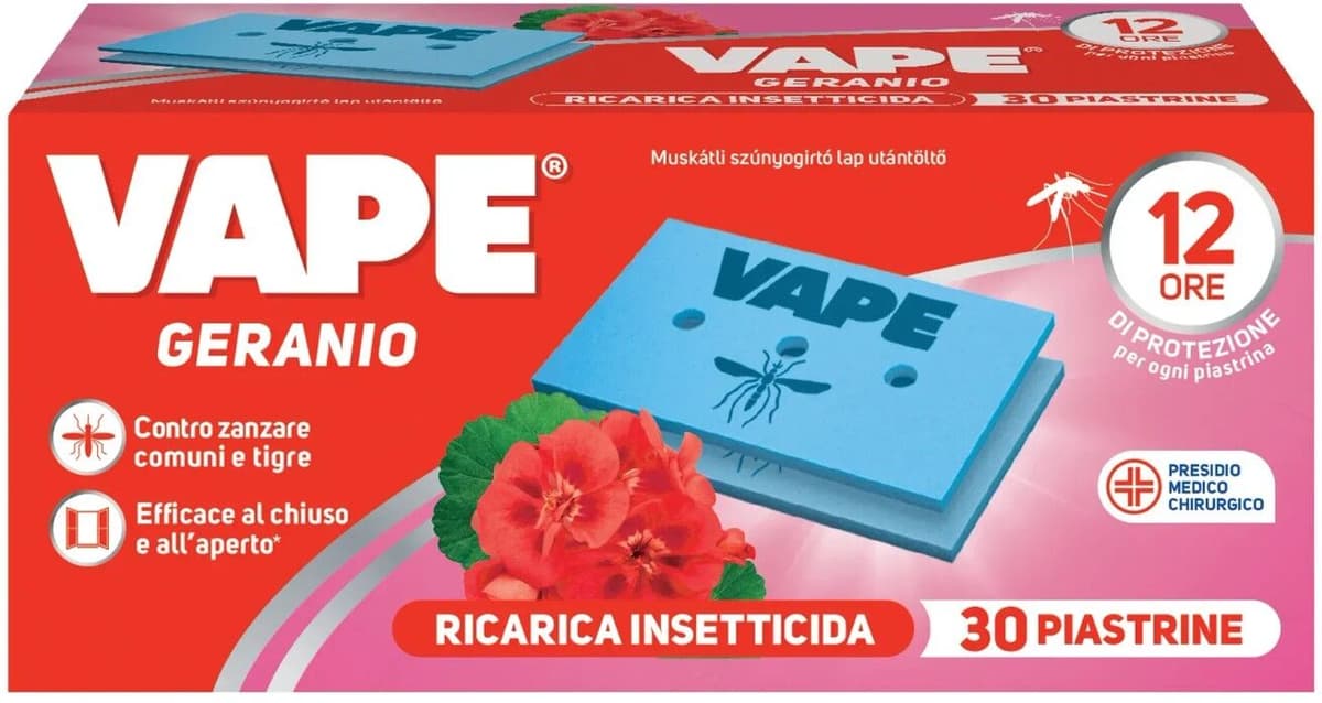 Vape Antizanzare piastrine profumate 30 pz