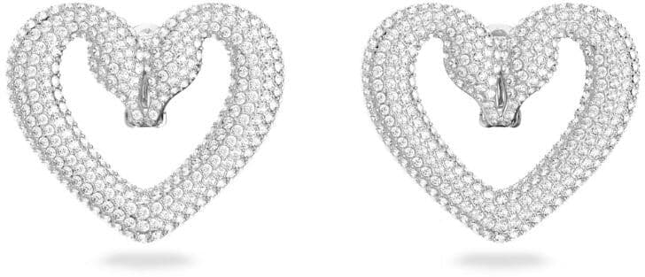 Swarovski Una korvakorut, isot, kirkkaat kristallit
