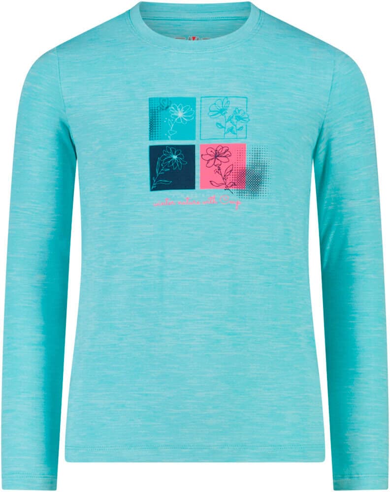 Cmp kid g t-shirt camiseta montaña manga larga niño Azul (140)