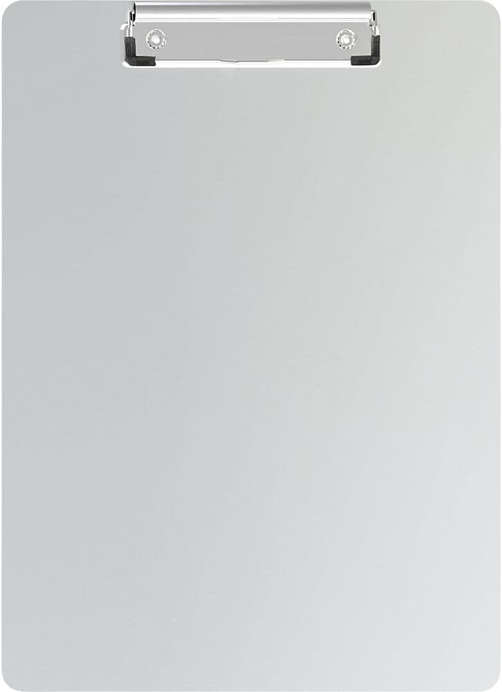 Schreibplatte, Aluminium, mit Bügelklemme und Magnetband, VE 2 Stk, LxBxT 319 x 230 x 14 mm MAUL