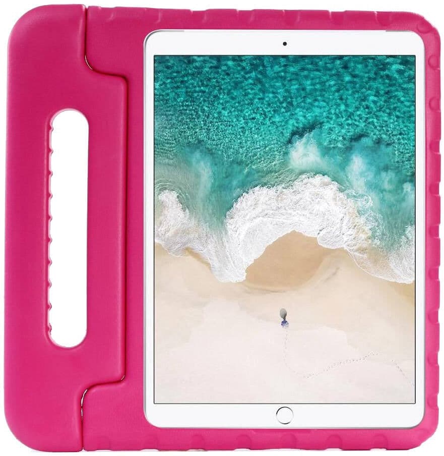 INCOVER Apple iPad 10.2" (2021 / 2020 / 2019) / iPad Pro 10.5 / iPad Air (2019) Barnevennlig Deksel - Støtsikkert Deksel m. Stativ - Rosa