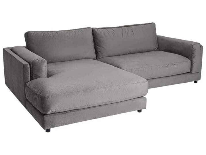 Ecksofa Larry Basic Candy / Farbe: Stone / Bezugsmaterial: Stoff Basic