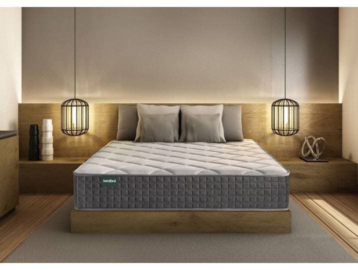 beloBed Dawnrest - Matelas 150x200 cm Hauteur 22 cm avec mousse à mémoire de forme fermeté moyenne Noyau en mousse HR