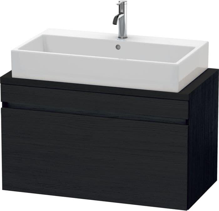 Duravit DuraStyle Waschtisch-Unterschrank DS530301616 90 x 47,8 cm, Eiche schwarz, für Konsole, 1 Auszug